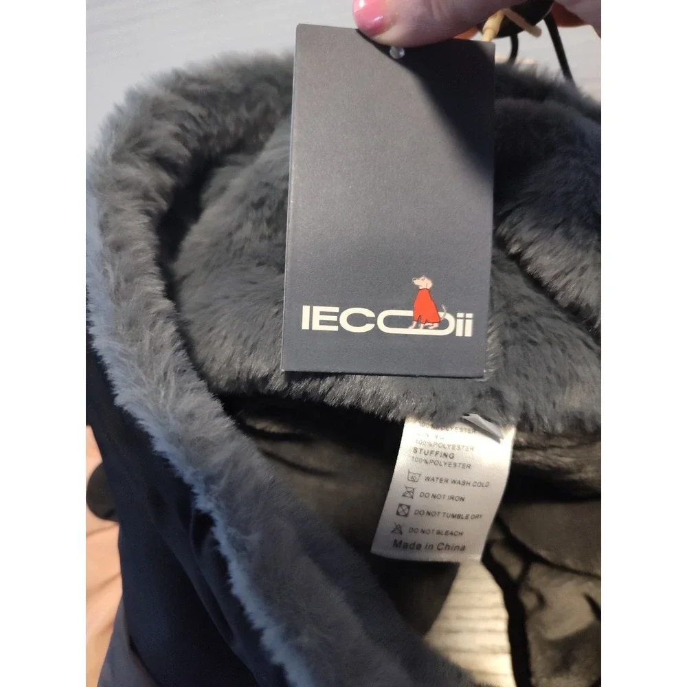 Iecoii Extra‎ Warm Dog Coat- Reflective Adjustable Jacket X LARGE